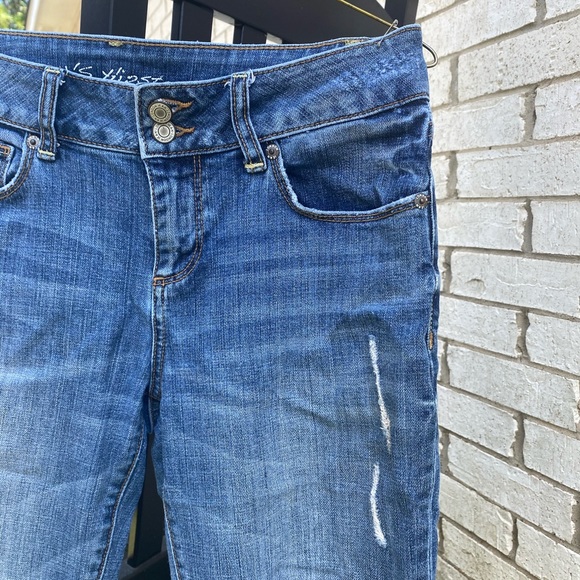 Victoria Secret Cropped Cuffed Jeans - Picture 1 of 4